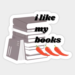 Spicy Book Lover Sticker